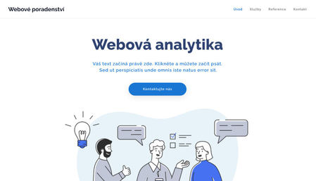 Šablona: Webové poradenství